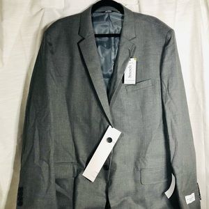 J.M. Haggar Med Grey Stretch Suit Jacket - 48 Reg